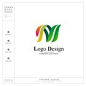 字母N  N字母logo  绿色生态logo 树叶logo 叶子logo 矢量logo 个性logo 农庄logo  绿色餐厅logo #logo#