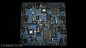 Star Citizen - Circuit board Substance, David Garrett : © [2019] Cloud Imperium Rights LLC and Cloud Imperium Rights Ltd.
Tiling  Substance designer material. Everything is made in substance designer minus the text. Used on several props in star citizen.