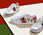 Gucci New Ace Leather Sneakers