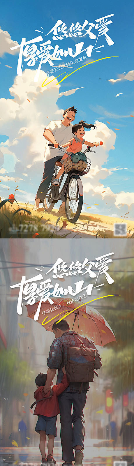 父亲节海报-源文件
