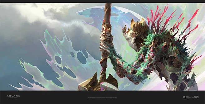 Arcane Saison 2 Matte painting -花瓣网