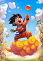 Dragon Ball : Este desenho foi minha contribuição para um grande projeto onde 50 ilustradores Brasileiros fariam suas versões de 50 personagens da fantastica serie Dragon Ball de Akira Toriyama.Confiram os outros trabalhos no linkhttp://bit.ly/1d6aZuy
