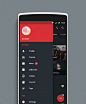 Last.fm app in Material design : A Material redesign of the Last.fm app for Android.