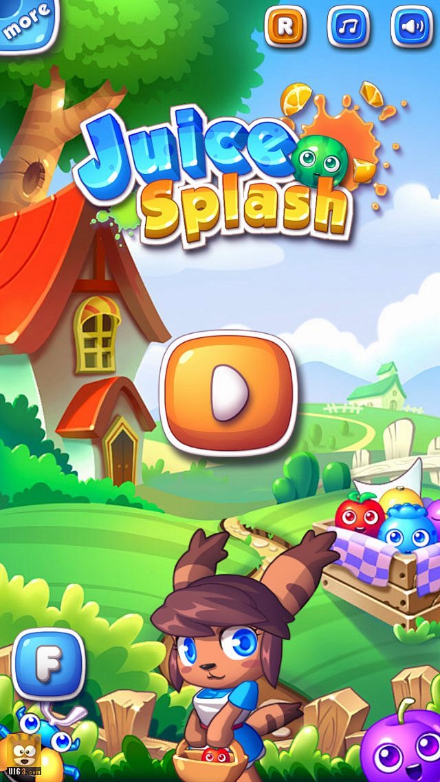 连线消除《Juice splash》UI...