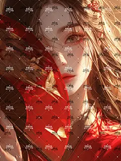 AI版权图古风女1036