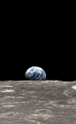 Earth rise on the Moon On December 24, 1968