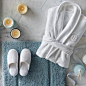 Resort Plush Robe & Slipper Set