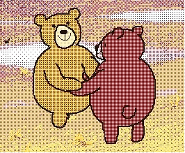 请问谁有这两只小熊跳舞的动态表情包的.