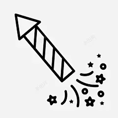 鞭炮狂欢节烟花图标 免费下载 页面网页 平面电商 创意素材