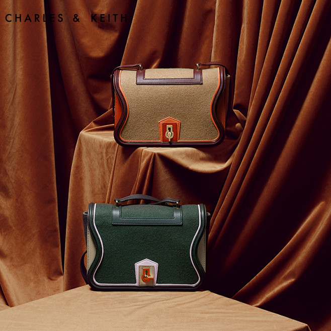 CHARLES＆KEITH小方包CK2-...