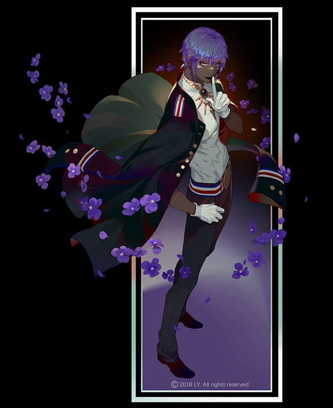 紫罗兰ly炼妖幸运之花拟人之紫罗兰