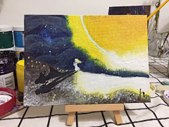 天上星星亮晶晶采集到M丙烯画