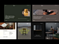 Proto™ - Interior Design Website concept design designer furniture interior minimalist modern portfolio template ui ux 网页设计网站