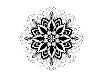 36款繁花主题的纹身手稿图片1766纹身图库