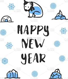 文字,乱画,新年前夕,分离着色,白色,传单,野生动物,图像,问候