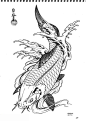 【素材】【雕猛者-鱼图】6/6_纹身吧_百度贴吧