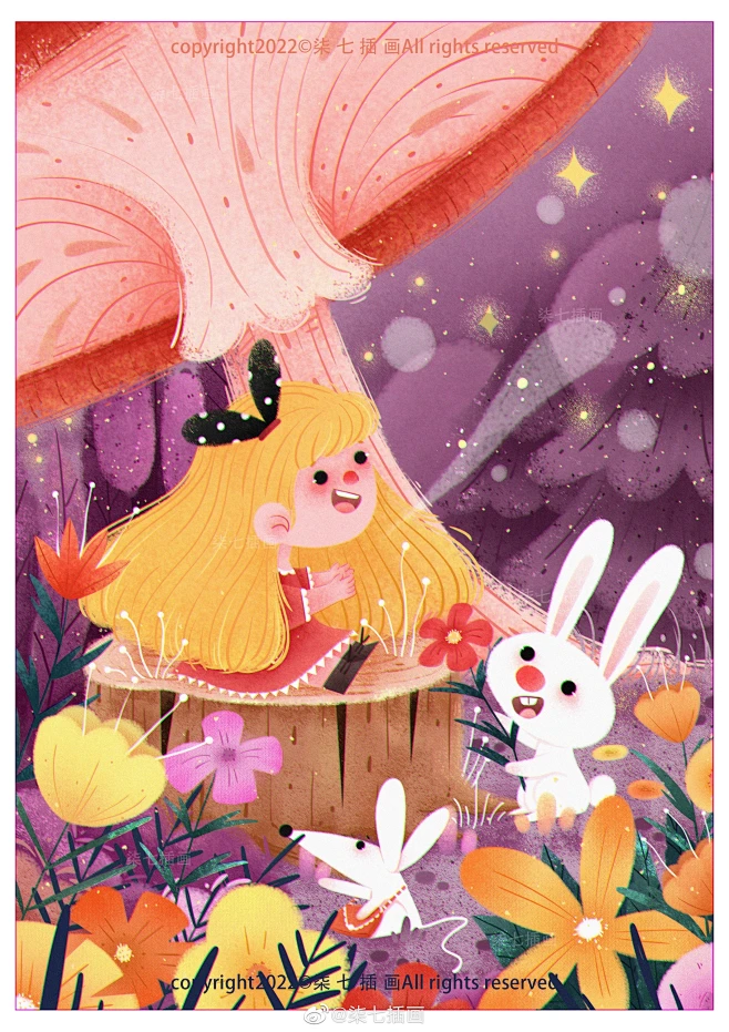 柒七插画的照片 - 微相册-花瓣网