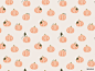 Pumpkin Pattern Design autumn baby pattern cute design drawing fall halloween illustration illustrator leaf november october orange pattern pattern designer pattern love pumpkin pumpkins september surface pattern design