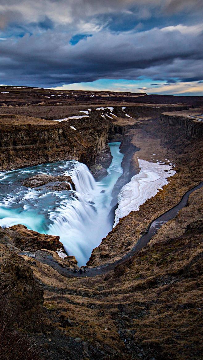 冰岛，黄金瀑布，壹刻传媒