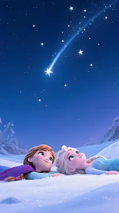 全网最美艾莎安娜壁纸！冰雪姐妹一键封神！ - 小红书