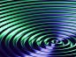 3D abstract background chrome colorful loop metallic Render ripple wave
