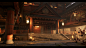 Feudal Japan Monastery - Artstation Challenge - UE4, Daniel Harris : My entry for the Feudal Japan Artstation challenge. The scene was rendered in UE4 using dynamic lighting and a majority of the materials were created using Substance Designer/Painter. Th