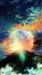 星空 水彩