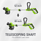 Amazon.com: Greenworks 24V 12英寸(约30.5厘米)无绳线修剪器/边缘(第2代),2.0Ah电池和充电器 : 庭院、草坪和园艺