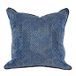 简约蓝色几何图案新古典中式别墅样板房沙发靠背靠包抱枕靠垫套-淘宝网