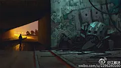 {一天一推荐虽然已经好多天没更新了。
Simon Stålenhag 是瑞典原画师。他的特色是将科幻与Scandinavian的现实风景（包含丹麦，挪威，瑞典，芬兰，冰岛和绿岛）结合起来。