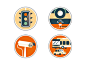 Traffic Icons for La Repubblica newspaper