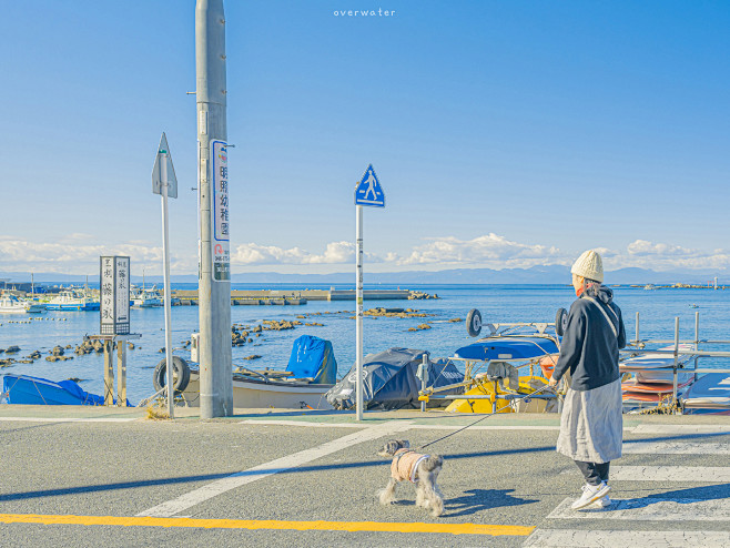 镰仓的大海 风景ipad壁纸 摄影师@overwater
