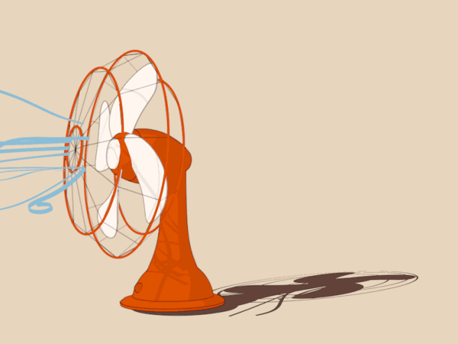 Desk fan