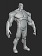 Infinity Hulk Character Anatomy Blockout