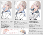 _tail_ear
“1.脸部周围采用的是流行的画法；2.头发不超过3种颜色；3.手有点大后面再调整”