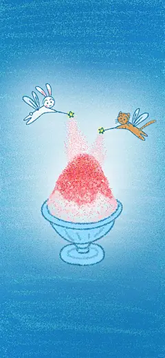 樱桃小丸子｜夏日草莓味刨冰壁纸 - 小红书