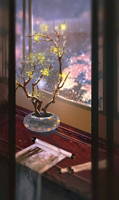 火幽蓝采集到画