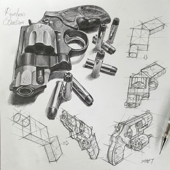 #佳作赏析# 素描结构
ins：anjj...