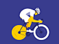 自行车动画英国移植比赛gif图形设计自行车比赛循环的运动员体育动画体育自行车周期平的动画烙记的传染媒介设计例