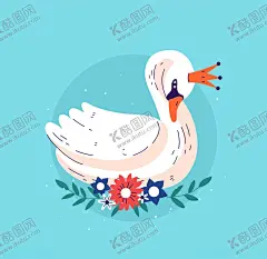 矢量手绘天鹅 【酷图网】手绘元素,新年元素,中国,手机壳,中国风,天鹅插画,天鹅设计,天鹅手绘图,天鹅图案,天鹅浮雕,天鹅雕刻,彩色天鹅,包装图案,包装设计,矢量天鹅,国潮图腾,元素,图案,卡通形象,典雅,美丽,情侣,花卉,吉祥物,唯美,手绘,简笔画,儿童画,可爱,卖萌,印花,Q版,白天鹅,皇冠,芭蕾舞,鸟,甜美,线条