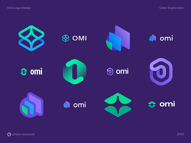 Omi Logo Color Exploration by Dmitry Lepisov for Lepisov Branding on ...