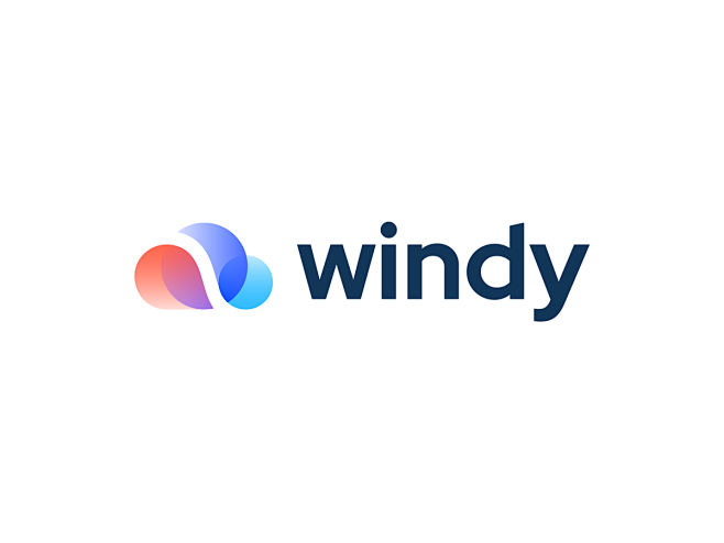 Windy – 标志设计 ac 品牌圆圈...