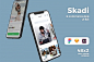 电子商务APP界面设计素材 Skadi E Commerce App UI Kit