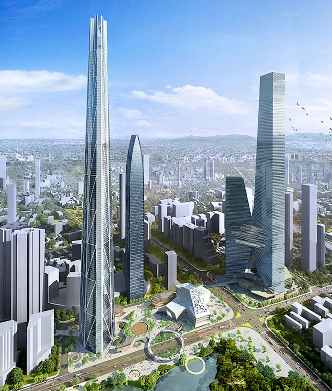中国最高的摩天大楼 H700深圳塔_Designboom中国站_设计邦_汇集设计行业建筑、室内、工业、艺术、科技、时尚六大板块_设计邦中国 ...