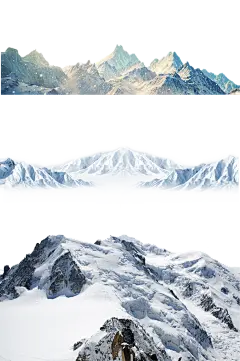皑皑雪山素材.png