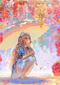 < Sun Rain > ( RA )#pixiv http://www.pixiv.net/member_illust.php?illust_id=29857198&mode=medium (禁止二次加工，禁止商用)[QDX，尊重原画师，尊重原创，为丰富二次元文化而奋斗(๑´ڡ`๑)]