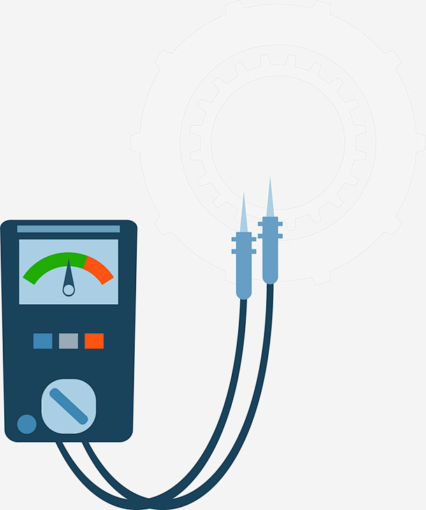 手绘电阻表电笔图案矢量图高清素材 免费下...
