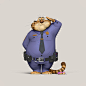 Clawhauser, Alexey Bakakin : Fanart Clawhauser.Based on concept by Cory Loftis.