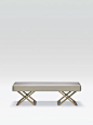 Love this beautiful end of bed bench from #ArmaniCasa! I'm dreaming of our new home... Love, Sarah www.goachi.com