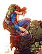 Inking & Coloring Joe Madureira : Pencils by Joe MadureiraInks & Colors by Tom Martin